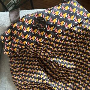 Tory Burch Multicolor Geometric Tote